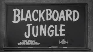 Blackboard Jungle opening credits [upl. by Itida992]