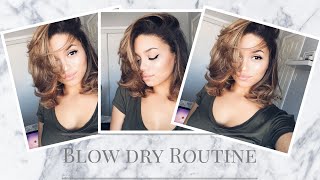 How to Blow Dry ShortCurly Hair  Ashley Bloomfield [upl. by Zehc]