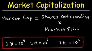 Market Capitalization of Stocks [upl. by Nylzaj]