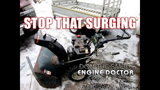 FIXING A Snowblower That Surges [upl. by Johnna]