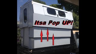 How to Build a Camper a Pop Up on the Back of a Truck Living in a Camper and DIY Camper Ideas [upl. by Ahsaeit]