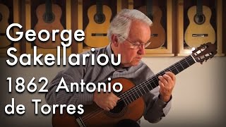 Tarregas quotGran Valsquot played by George Sakellariou on an 1862 Antonio de Torres [upl. by Aivull]