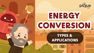 Energy Conversion Types amp Applications  Primary School Science Animation [upl. by Eisus349]