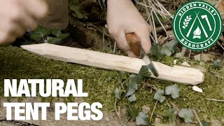 DIY Tent Pegs and Sliding Knots [upl. by Geiss]