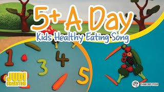 Fruit amp Vegetable Song  Kids Healthy Eating Song  kindyRock [upl. by Alius195]