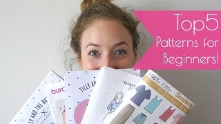 5 Sewing Patterns for Beginners  My recommendations [upl. by Elsworth]