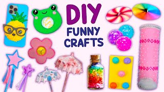 16 DIY FUNNY and EASY CRAFT PROJECTS YOU CAN DO IN 5 MINUTES [upl. by Acinorrev947]