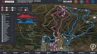 Spartan Palmerton Poconos Map Review 2023 [upl. by Annairoc666]