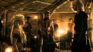 Khal Drogo Killing Viserys  A Crown For A King  Game of Thrones 1x06 HD [upl. by Cinnamon]