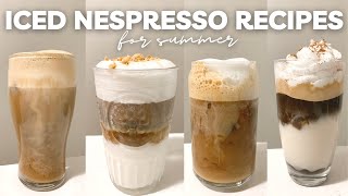 5 ICED NESPRESSO RECIPES you need to try [upl. by Marsden]