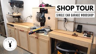 Shop Tour 2020  Single car garage workshop [upl. by Sahpec277]