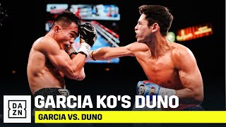 HIGHLIGHTS  Ryan Garcia KOs Romero Duno [upl. by Yankee]