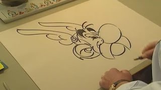 Uderzo Drawing Astérix Characters [upl. by Assirat]