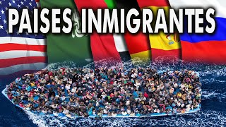 Los 10 Países Con Mas INMIGRANTES [upl. by Chinua]