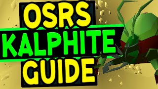 Ultimate Kalphite Slayer Guide Old School Runescape [upl. by Spindell]