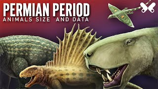 PERMIAN PERIOD animals size comparison and data Paleoart [upl. by Atteloj]