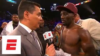 Terence Crawford defeats Jeff Horn by 9thround TKO to win the WBO welterweight title  ESPN [upl. by Margaret]