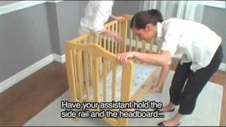 Delta Portable Crib Assembly Instructions [upl. by Adnicul]