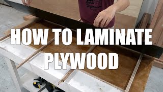 How To Laminate Plywood  Beginners Guide [upl. by Sheryle]