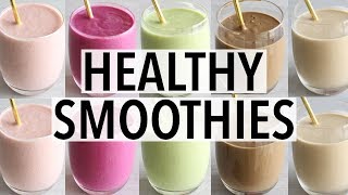 7 Easy Healthy Breakfast Smoothies  Recipes amp Ideas [upl. by Manlove]