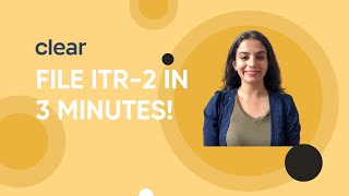 What is ITR2 How to file ITR2 on ClearTax [upl. by Karlene]