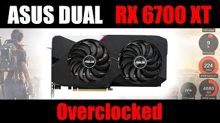 Asus DUAL RX 6700 XT 12G  Overclocked [upl. by Plossl41]