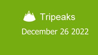 Microsoft Solitaire Collection  Tripeaks  December 26 2022 [upl. by Proudlove]