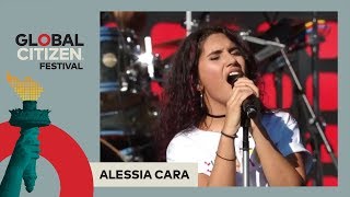 Alessia Cara Performs Scars To Your Beautiful  Global Citizen Festival NYC 2017 [upl. by Tijnar]