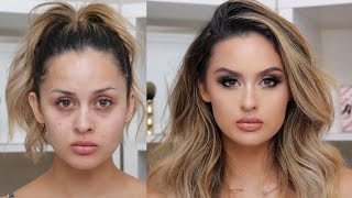 FULL COVERAGE GLAM MAKEUP TUTORIAL [upl. by Madora]