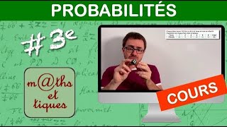 LE COURS  Probabilités  Troisième [upl. by Eilis]