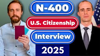 US Citizenship Naturalization Interview QuestionsAnswers Actual Real Experience Immigration N400 [upl. by Odinevneib]