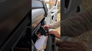 F350 Cabin Air Filter Replacement in 1 Minute [upl. by Dlopoel]