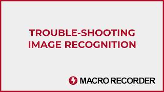 Troubleshooting SmartClick amp Image Recognition in Macro Recorder [upl. by Ilrahs]