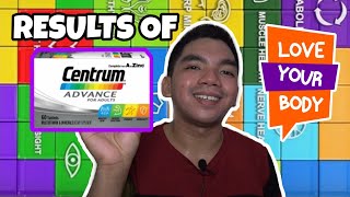 RESULTS of CENTRUM Advance Multivitamins  Minerals Quick Review  John Pol Gacu [upl. by Betz]