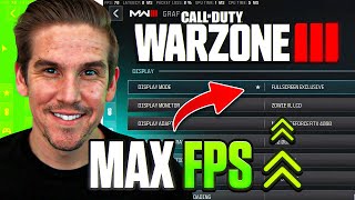 NEW BEST CONTROLLER amp GRAPHICS Settings in WARZONE 3 MW3 WARZONE [upl. by Trepur]