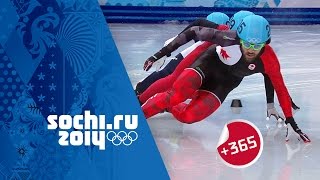 Hamelin Gold  Mens Short Track Speed Skating 1500m Full Final  Sochi365 [upl. by Valiant]