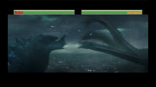 Godzilla vs King Ghidorahwith healthbars Part 1 [upl. by Valentin]