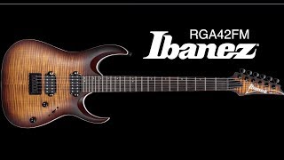 Ibanez RGA42FM Demo [upl. by Aicinod]