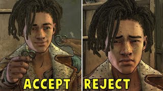 Clementine Accepts vs Refuses To Date Louis All Choices The Walking Dead Final Season Episode 3 [upl. by Benedict233]