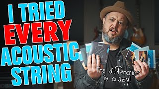 Trying Every Type of Acoustic Guitar String [upl. by Cannell473]