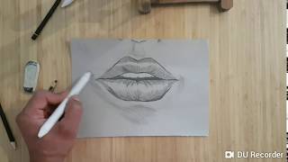 Tuto  Apprendre à dessiner dessiner une bouche facilement [upl. by Salamanca]