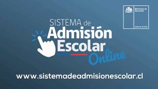 Tutorial para Apoderados Sistema de Admisión Escolar [upl. by Ainehs]