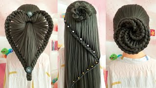 hairstyle ka design  hairstyle juda design  balon ke design  bridal hairstyle  design Bal [upl. by Kosse]