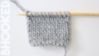 How to Knit the Stockinette Stitch [upl. by Assenav494]