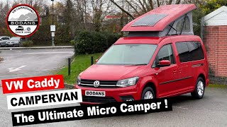 VW Caddy Campervan  The Ultimate Volkswagen Micro Caddy Camper Conversion [upl. by Asiole]