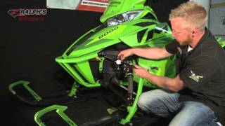 How To Adjust Shock Pressures Arctic Cat M8 [upl. by Anilegnave]