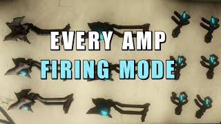 Warframe Every amp firing mode with some details [upl. by Ancel]