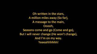 Tinie Tempah  Written In The Stars feat Eric Turner ON SCREEN LYRICS [upl. by Tnert]