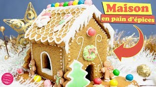 🏡 TUTO MAISON EN PAIN DEPICES  Recette de Noël 🏡 [upl. by Oelc]