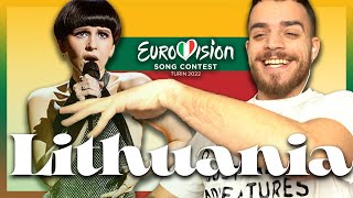 MONIKA LIU  SENTIMENTAI REACTION LITHUANIA EUROVISION 2022 [upl. by Reggie]